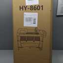 4 in 1 Baby Bassinet,Pack and Play,Bedside Crib Sleeper,Baby Bassinets Bedside Sleeper with Diaper Changer, Mosquito Net,Bottom Storage and Toy Bar for Newborn to Toddles (Grey)