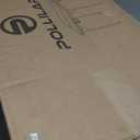 34" Folding Card Table Square Portable with Detachable Legs Black, 27.5" x 70.8" x 28.8"