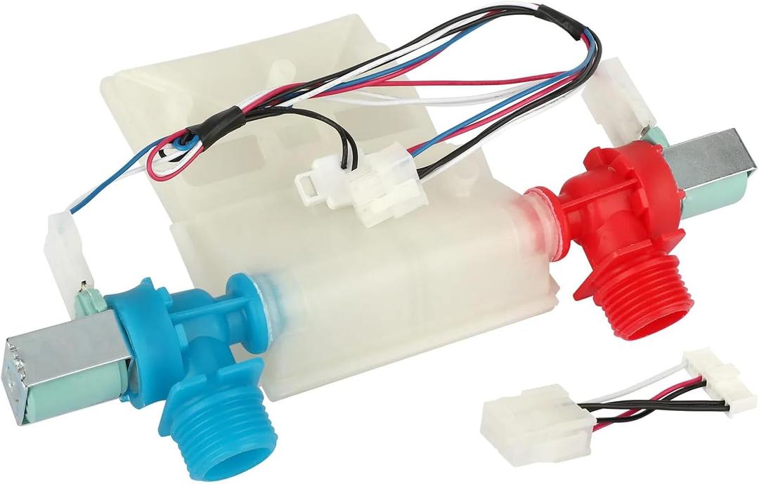 Whirlpool W11210459 Washer Water Inlet ValveReplacement for W10701459 W10838319 W10869799 PS11757114 W11038711 W11210459VP, White