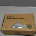 KeaBabies Baby Wrap Carrier - All in 1 Original Baby Carrier Newborn to Toddler Sling, Easy to Wear, Hands Free Bonding, Lightweight, Breathable Infant Wraps (Classic Gray) (One Size (Pack of 1))