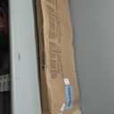 Ekena Millwork Lifetime Vinyl LJ4S14X05500BL Standard Four Board Joined, Board-n-Batten Vinyl Shutters, w/Installation Shutter-Lok's & Matching Screws (Per Pair), 14"W x 55"H, Black