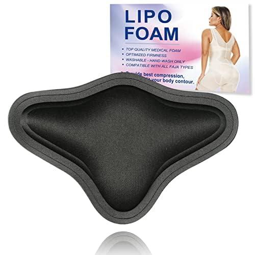 Lipo Foam Back Board, BBL Lumbar Molder, Lipo Board Post Surgery, BBL Post Surgery Supplies, Back Compression Lipo Foam Board, Tabla Moldeadora for BBL & Liposuction Post Surgery Recovery(Black), One Size