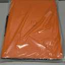 LIWSHWZ 1000+ Card Binder-Two Large Interior Pockets, Compatible with TCG, MTG, Sports Cards, Premium Trading Card Binder with Reinforced Handle,Orange,17.5" x 13.4" x 1.97"