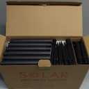 SUPER BRIGHT Solar Pathway Lights Outdoor, 8 Pack Solar Lights Outdoor, Auto On/Off, IP65 Waterproof Solar Garden Lights Solar Powered Landscape Lighting for Yard Patio Walkway Driveway Pathway (Cool White (Cuboid))