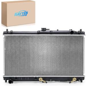 RAYTEN 2268 Engine Coolant Radiator with Transmission Oil Cooler Compatible with Mazda Miata 1999-2005 L4 1.8L, Automatic Transmission, Replace# BP4W15200A