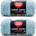 Red Heart Super Saver Jumbo Icelandic Yarn - 2 Pack of 283g/10oz - Acrylic - 4 Medium (Worsted) - 482 Yards - Knitting/Crochet