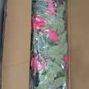 3FT Artificial Bougainvillea Tree, Faux Potted Flowering Plant with Lush Pink Blooms, UV Resistant Indoor Outdoor Artificial Tree for Living Room, Patio, Office, Porch Decoration