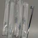 Alzassbg 5 Pack Polished Chrome Cabinet Pulls, 10 Inch(254mm) Hole Centers Silver Kitchen Cabinet Handles for Cabinets and Drawers AL3061CP