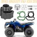 RANSOTO 80cc Engine Rebuild Kits Piston Cylinder Top End Kit Compatible with Yamaha 1985-2008 Badger YFM 80 Raptor 80 Grizzly 80 Moto 4 Replace 22K-11311-02-00