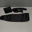 NV Holders: Men's Premium 100% Silk Cummerbund, Bow Tie, Handkerchief - Black Tuxedo set (Black)