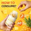 GPGP GreenPeople Vitamin D3 K2 Gummies, Vitamin D3 10000IU, K2 (MK-7) 200mcg, Vitamina D3 Con K2 Supplement with Hemp Oil, Turmeric fot Bones, Teeth & Immune Support, Sugar Free, 2 Packs