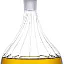 13 ounce/380 ml Olive Oil and Vinegar Dispenser Glass Cruet Decanter for Kitchen,Lab glassware seal handicraft Keeps Oil Fresh Longer,Soap Dispenser Bottle No Funnel Needed