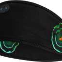 Bamboo Cotton Sleep Headphones,Ultra-Soft Wireless Headband Bluetooth for Side Sleepers, with 14H Playtime & Bluetooth 5.4, 4-in-1 Music Sleep Earphones for side sleeping(Black)