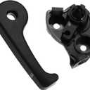No.81180-2B000 / Hood Release Base Handle Assembly for Hyundai Santa Fe 2007-2022 / Front/Durable Plastic / 1Set Black