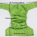 Teen Adult Cloth Diaper Nappy Reusable Washable for Disability Men (Black)