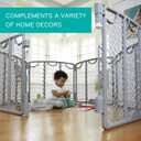 Evenflo Versatile Play Space Adjustable Play Area, 6-Panel (Cool Gray)