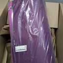 Acupressure Mat & Pillow Set - Acupressure Therapy for Back and Neck Pain Relief, Sciatica, and Pressure Point Aches Ideal Acupuncture Mat for Sleeping Aid & Recovery (Purple)