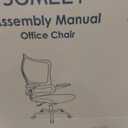 SOMEET Office Chair Ergonomic Desk Chair - Comfy Mesh High Back Office Chair with Lumbar Support Wheel Home Desk Office Chairs Flip up Armrest Executive Rolling Swivel Task Computer Chair Black Silver