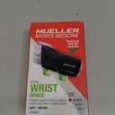 MUELLER Sports Medicine Green Fitted Wrist Brace for Men and Women, Wrist Pain Relief Support, Ideal for Carpal Tunnel, Tendonitis, Arthritis, Black, S