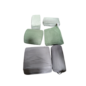 Modular Kids Play Couch for Toddlers, Floor Foam Explorer Sofa with Building Fort Feature, Sectional Fold Out Block Couch for Playroom, Grey, Green, 6 Pack