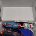 Rocket Shooting Games Toys with Rotating Target 2 Toy Guns 20 Foam Darts Kids Outdoor Toys for Boys Age 5 6 7 8 9 10+ Year Old Carnival Games Compatible with Nerf Guns (Multi-colored)