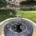 Solar Fountain, Solatec Solar Powered Bird Bath Fountain Pump 1.3W Solar Panel Kit Water Pump,Outdoor Watering Submersible Pump for Pond, Pool, Garden, Fish Tank, Aquarium