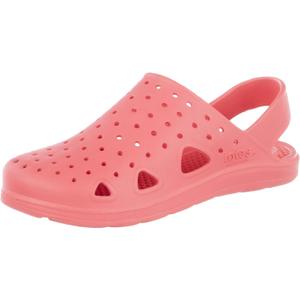 Totes Kids' Everywear Lightweight Waterproof Contoured Splash and Play Clog Sandals with Strap (13-1 Big Kid, Watermelon)