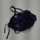 Avidlove Lingerie Lace Babydoll 2 Piece Sexy Bra and Panty Sets (Large, Dark Violet)