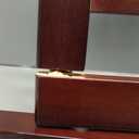 Casual Home Luggage Rack, Walnut, Solid Wood