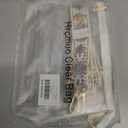 Clear Purse for Women Stadium Approved Clear Crossbody Bag for Stadium Events Transparent Purse Bag for Sports (White-1)