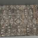 3x8 Brown Area Rug Runners for Hallways Washable Vintage Distressed Carpet Low Pile Non Slip Indoor Retro Soft Long Accent Rug Bedroom Kitchen Bathroom Laundry Dining Living Room
