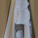 Wisuce Bamboo Under Bed Storage Containers- Underbed Organizer with Wheels with Large Dust Bag,Sturdy Wood Rolling Under the Bed Shoe Storage Organizer Drawer 2 Packs (Nature, Small)