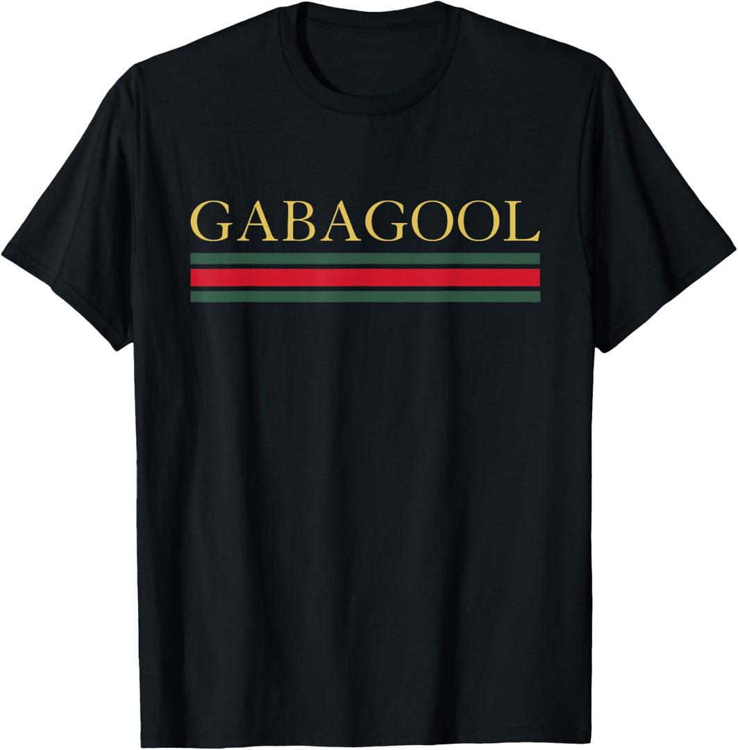GABAGOOL - Satirical Italian Slang T-Shirt, Male XL