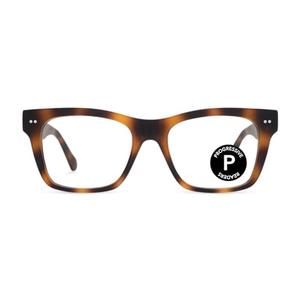 LOOK OPTIC Cosmo Progressive Reader - Stylish Unisex Reading Glasses, Prescription-Quality (1.5, Tortoise)