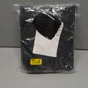 homing 2 Packs Rectangle Fitted Tablecloth, 6 Foot Washable Fabric Table Cloth, Waterproof Polyester Table Cover for Party, Trade Show, Outdoor and Indoor (Black, 30" x 72")