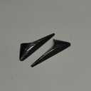 Side Camera Turn Signal Covers Carbon Fiber Pattern Compatible with Model X S 3 Y (2 Covers & 8 T Stickers)