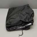 Grill Cover, 58 inch BBQ Gas Grill Cover for Outdoor Grill, Waterproof, Anti-UV, Rip-Proof, Fade Resistant Material, Barbecue Cover with Hook-and-Loop Straps & Adjustable Hem Drawstring, Black