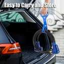 Kanayu 6.6 FT 4 Prong Dryer/EV Extension Cord 30 Amp NEMA 14-30P to 14-30R for Level 2 EV Charging and Dryer Power Flexible Cable STW 10 Gauge Cord with Grip Handle ETL Listed (Blue and Black)