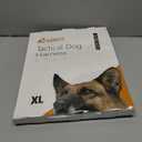 AUROTH Tactical Harness for Large Dogs No Pull Adjustable Pet Harness Reflective K9 Working Training Easy Control Military Service Pet Vest Army Yellow (XL(Neck:20-31", Chest:26-42"), 75-135 lbs)