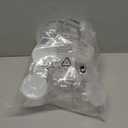 12 Pieces DIY Water Globe Snow Globe 2.7 Inch (69mm) Height Clear PET Plastic with Screw Off Cap for DIY Crafts Christmas Decoration