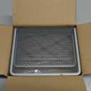 VANRA Small Letter Sorter Desktop File Holder Organizer Metal Mesh with 3 Vertical Upright Compartments (Silver)