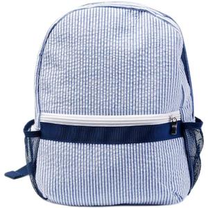 Toddler Backpack, Seersucker Preppy Backpack, Classic Cute Kids School Bookbag Preschool Kindergarten Children Bag