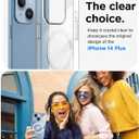 AICase Crystal Clear iPhone 14 Plus Magnetic Case Compatible with MagSafe[Not Yellowing] Transparent Slim Shockproof Protective Phone 14 Plus Case 6.7 inch 2022