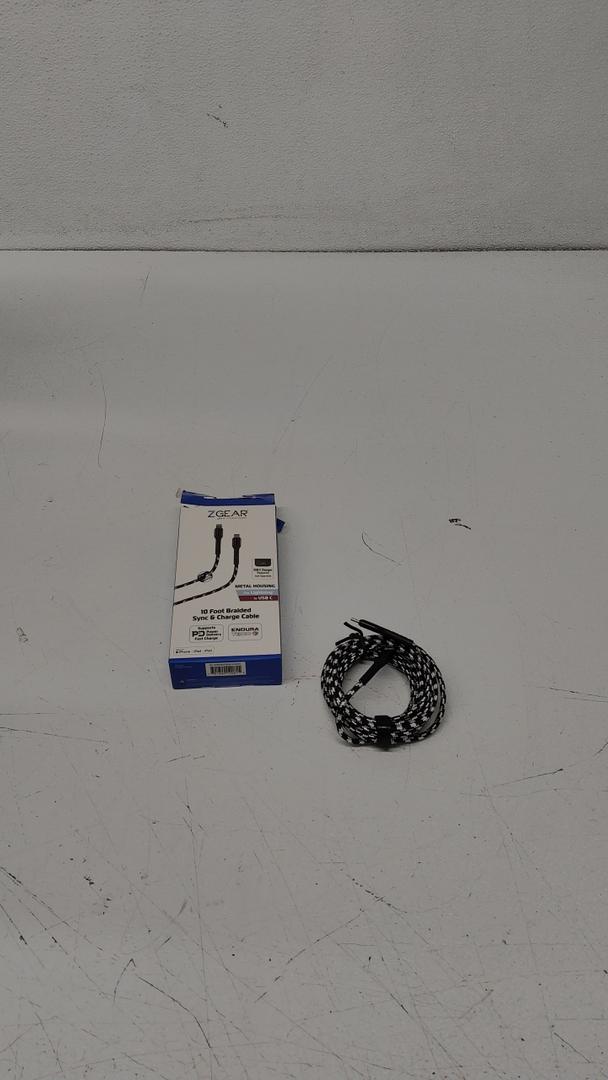 ZGEAR 10ft Braided Sync & Charge Cable