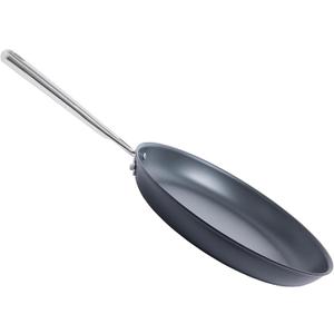 Misen 12 Inch Pre-Seasoned Carbon Steel Fry Pan Lightweight, Even Heating, Heat Retention Oven Safe to 500F Ideal for Searing, Sauting, and Frying Versatile Durable, Easy to Clean