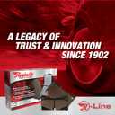 Raybestos R-Line Automotive Replacement Rear Ceramic Brake Pad Set for Select Hyudnai, Kia (MGD1544CH)
