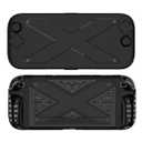 CDCHGAM Switch 2 ArmorLock Bundle 2025 - ABS Screen Protector Top Cover & Detachable TPU Shell, 2 Joycon Thumbcaps, 2X 9H Tempered Glass | Kid/Pet-Proof, Enhanced Grip, Dock-Incompatible (Matte Black)