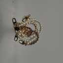 Atarvana 4pcs Bag Charm Chains for Purse Handbag, Pearl Charm Extender Strap with Clasps, 2 Sizes 10.6" & 13.7"