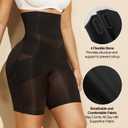 PAUKEE Tummy Control Shapewear Shorts for Women Butt Lifting Body Shaper Shorts High Waisted Seamless Girdles Under Dress,XL