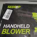 Sedeep Leaf Blower Cordless with Battery and Charger, 980, 000 RPM, Extended Nozzle, Lightweight Handheld Design, Blower for Patio Cleaning, car Blowing Water, Blowing Leaves and Dust